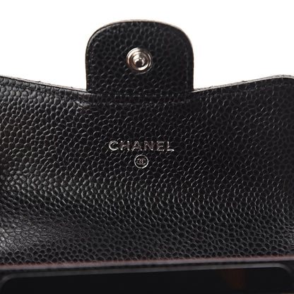 Chanel Caviar Quilted Flap Card Holder Black 6 of 9