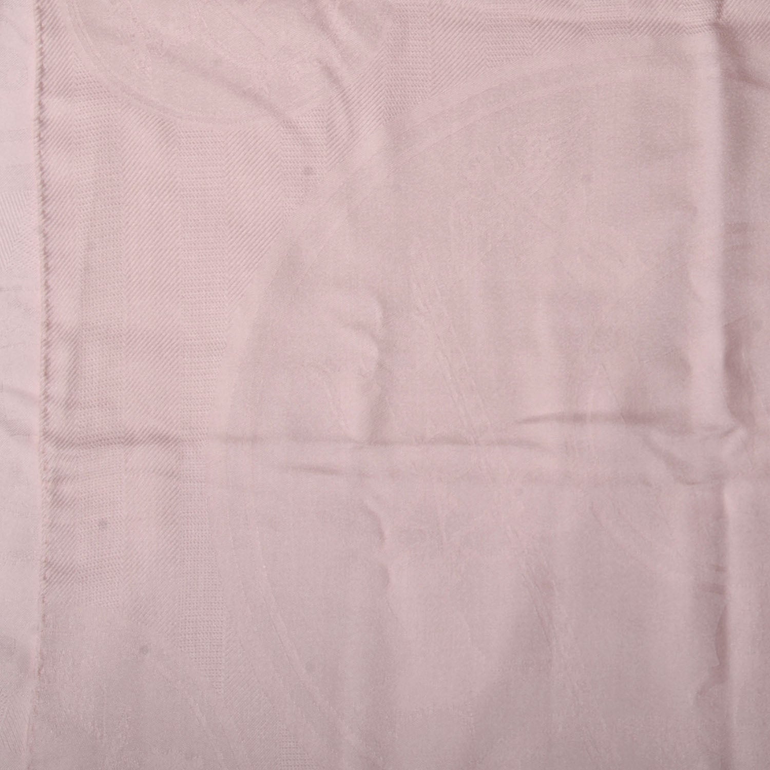 Hermes Cashmere Silk Jacquard New Libris Scarf Rose Nacre 4 of 6