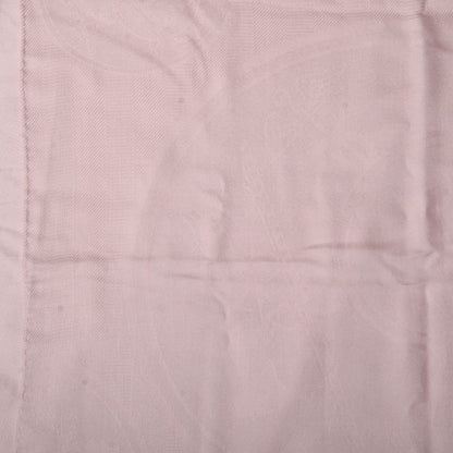 Hermes Cashmere Silk Jacquard New Libris Scarf Rose Nacre 4 of 6