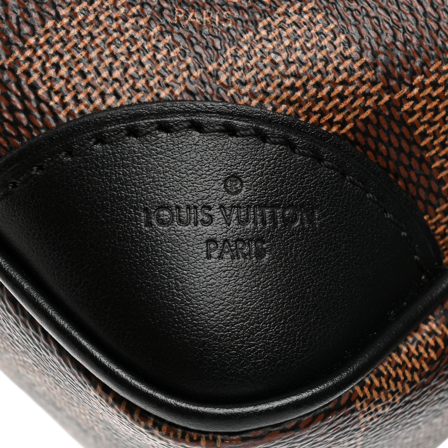 Louis Vuitton Damier Ebene Odeon PM Black 6 of 12