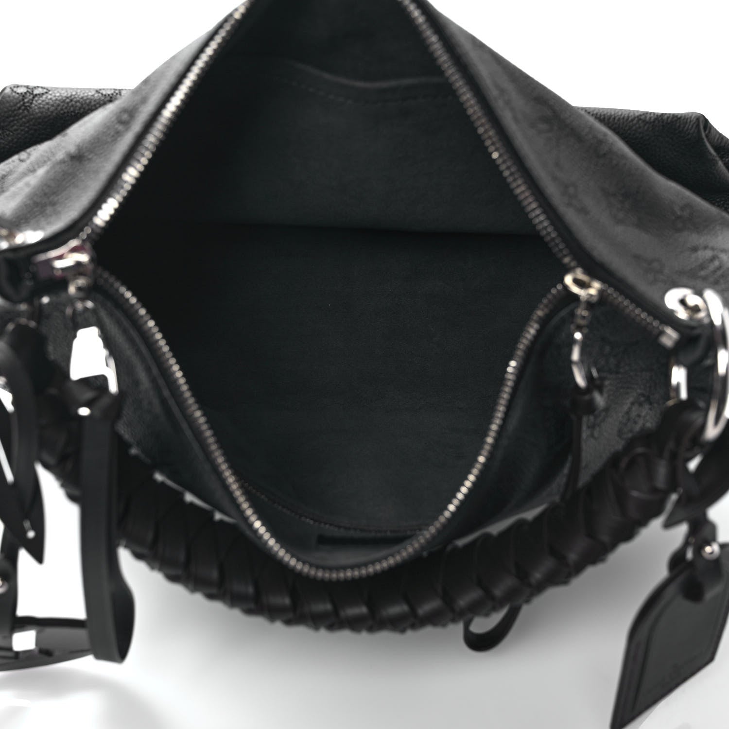 Louis Vuitton Mahina Beaubourg Hobo MM Black 5 of 11
