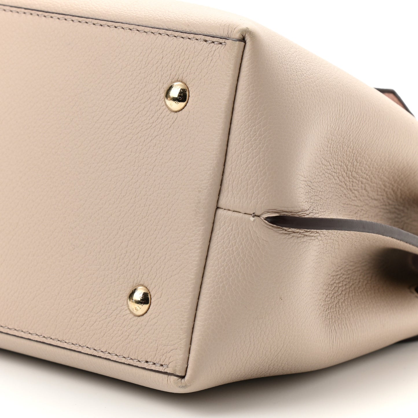 Soft Calfskin Lockme Ever MM Greige
