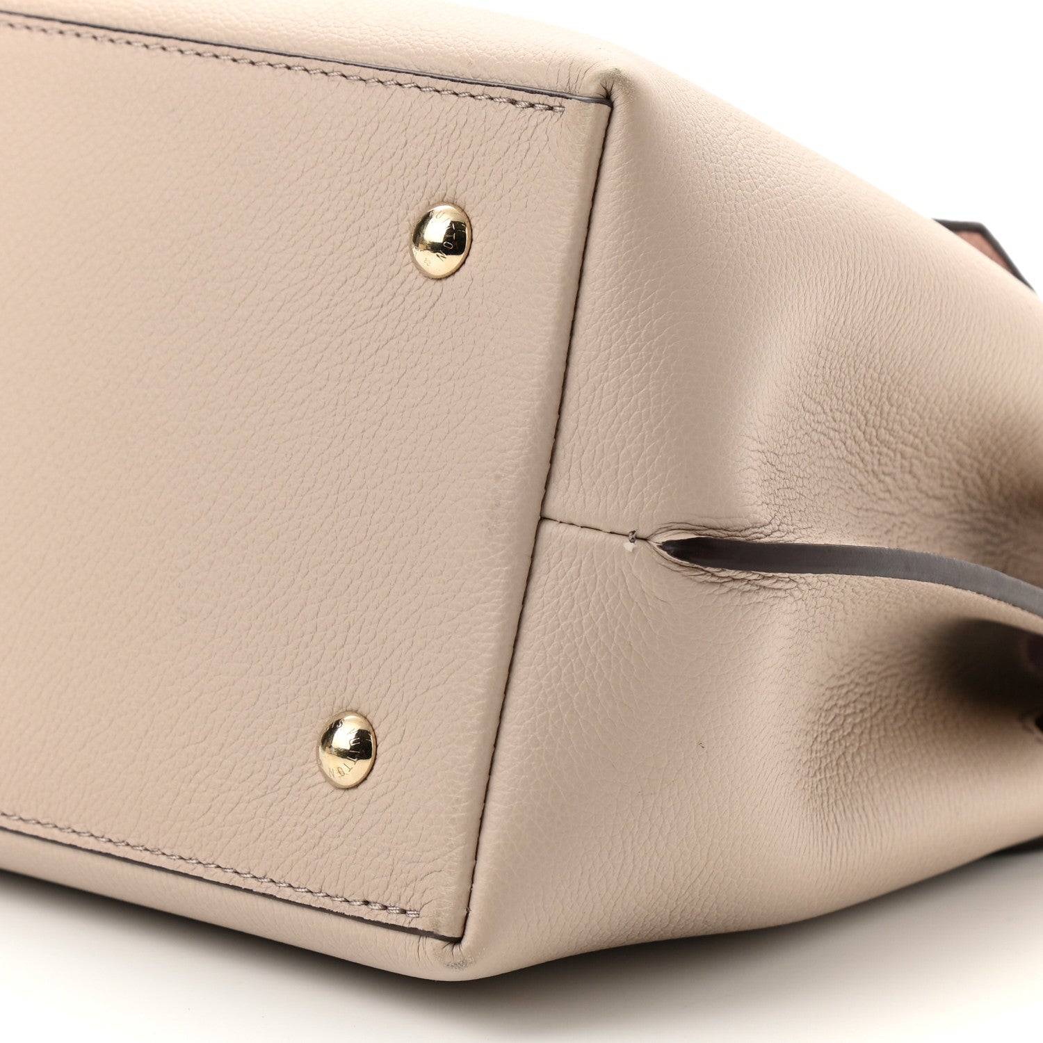 Louis Vuitton Soft Calfskin Lockme Ever MM Greige 9 of 9