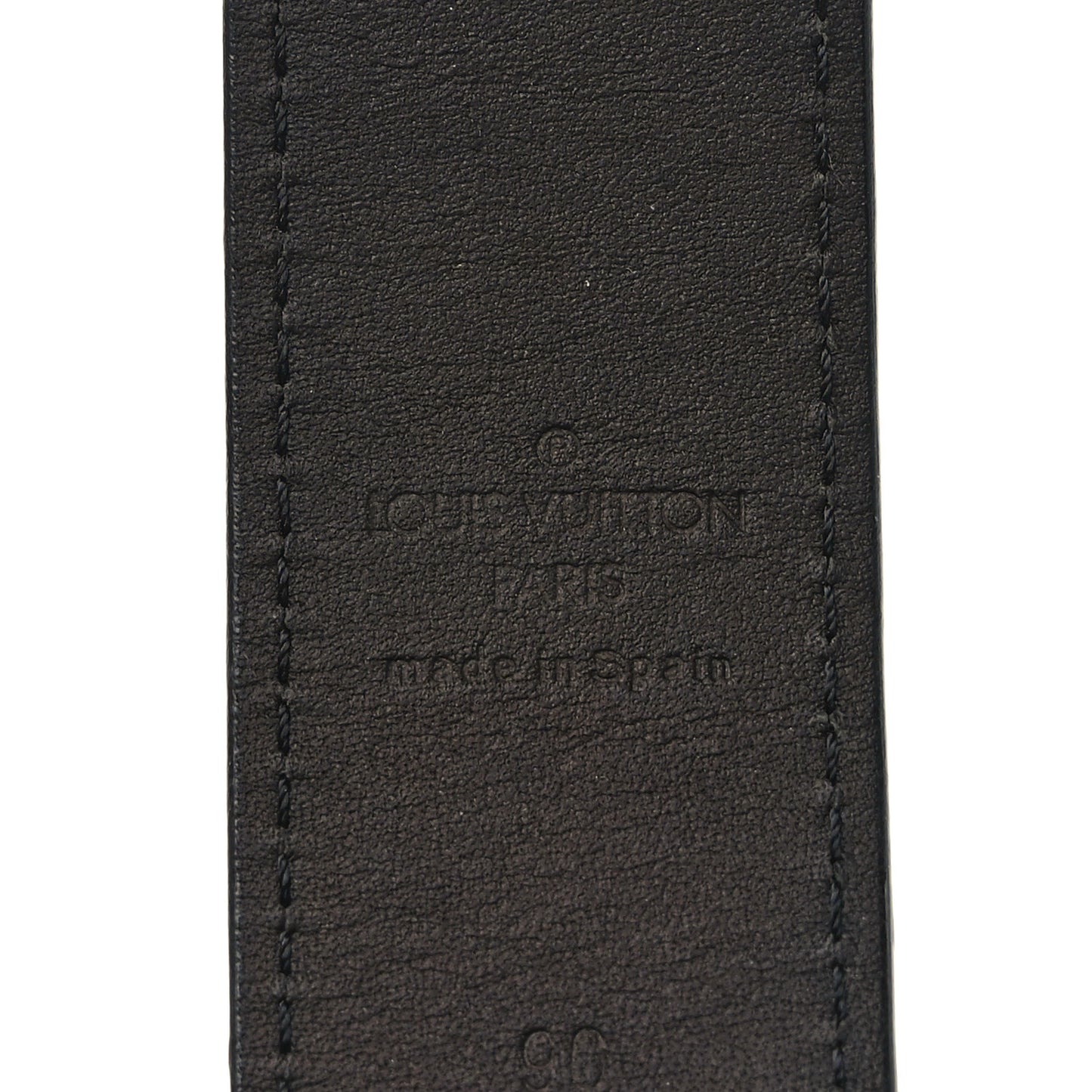 Monogram Multicolor LV Cut Reversible Belt 90 36 Black