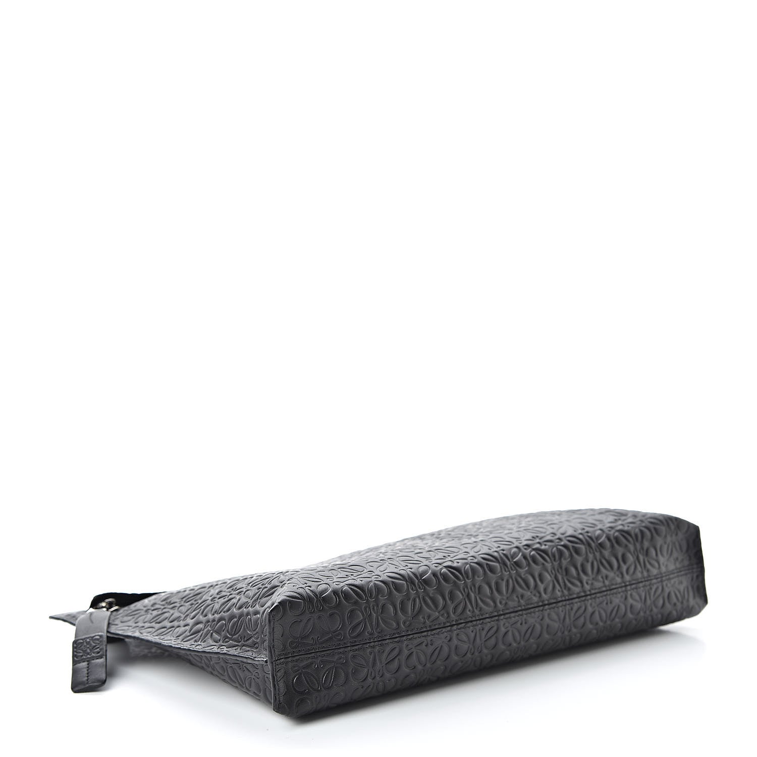 Loewe Calfskin Embossed Repeat T Pouch Black 4 of 7