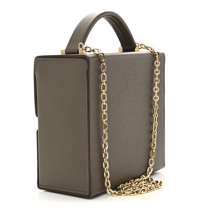 Hermes Epsom Cinhetic Boxy Top Handle Bag Etain 3 of 11