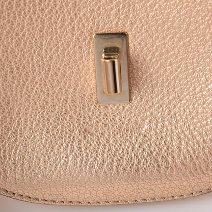 Chloe Metallic Grained Goatskin Nano Drew Shoulder Bag Abstract Gold 10 of 10
