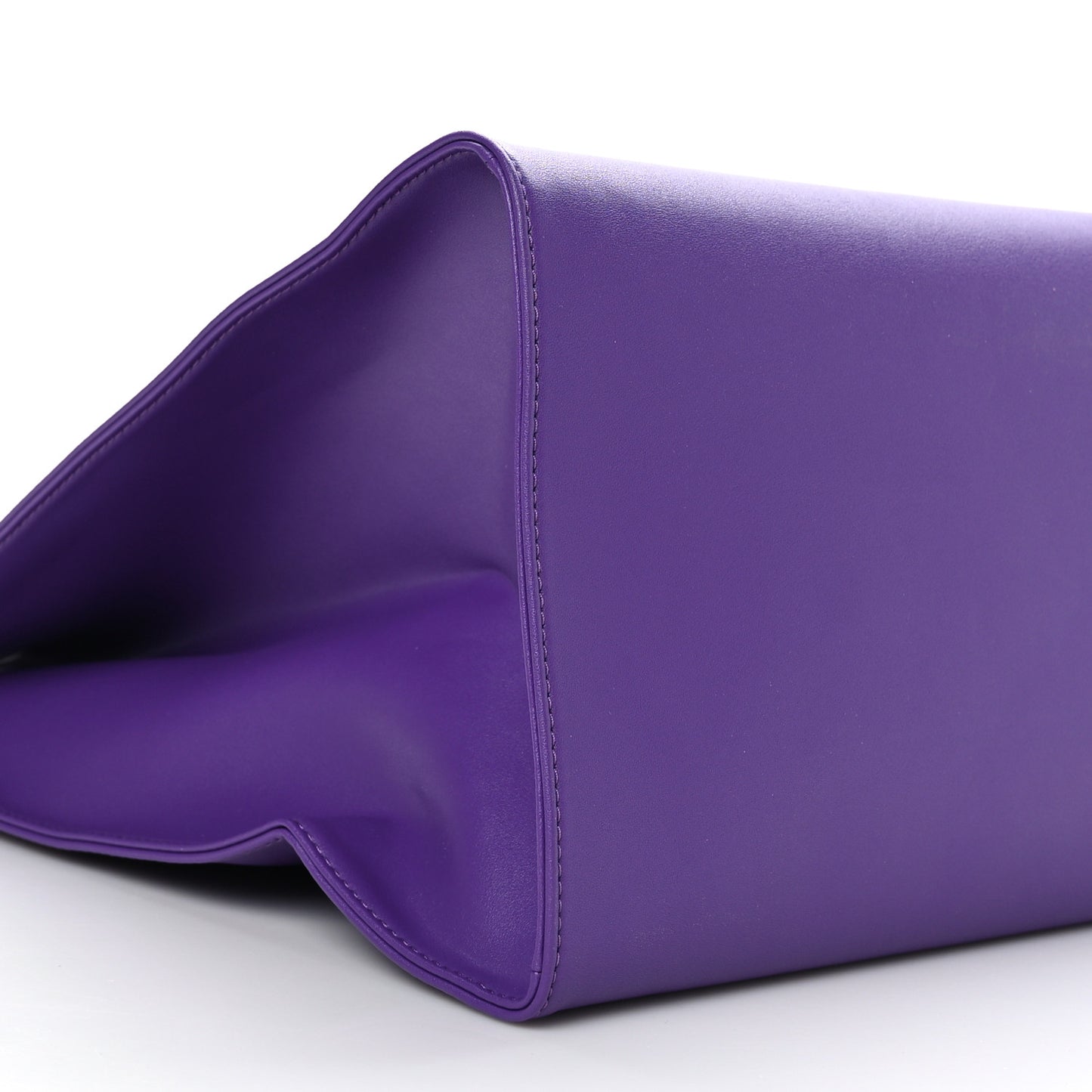Vegan Leather Large Shopping Bag Grape