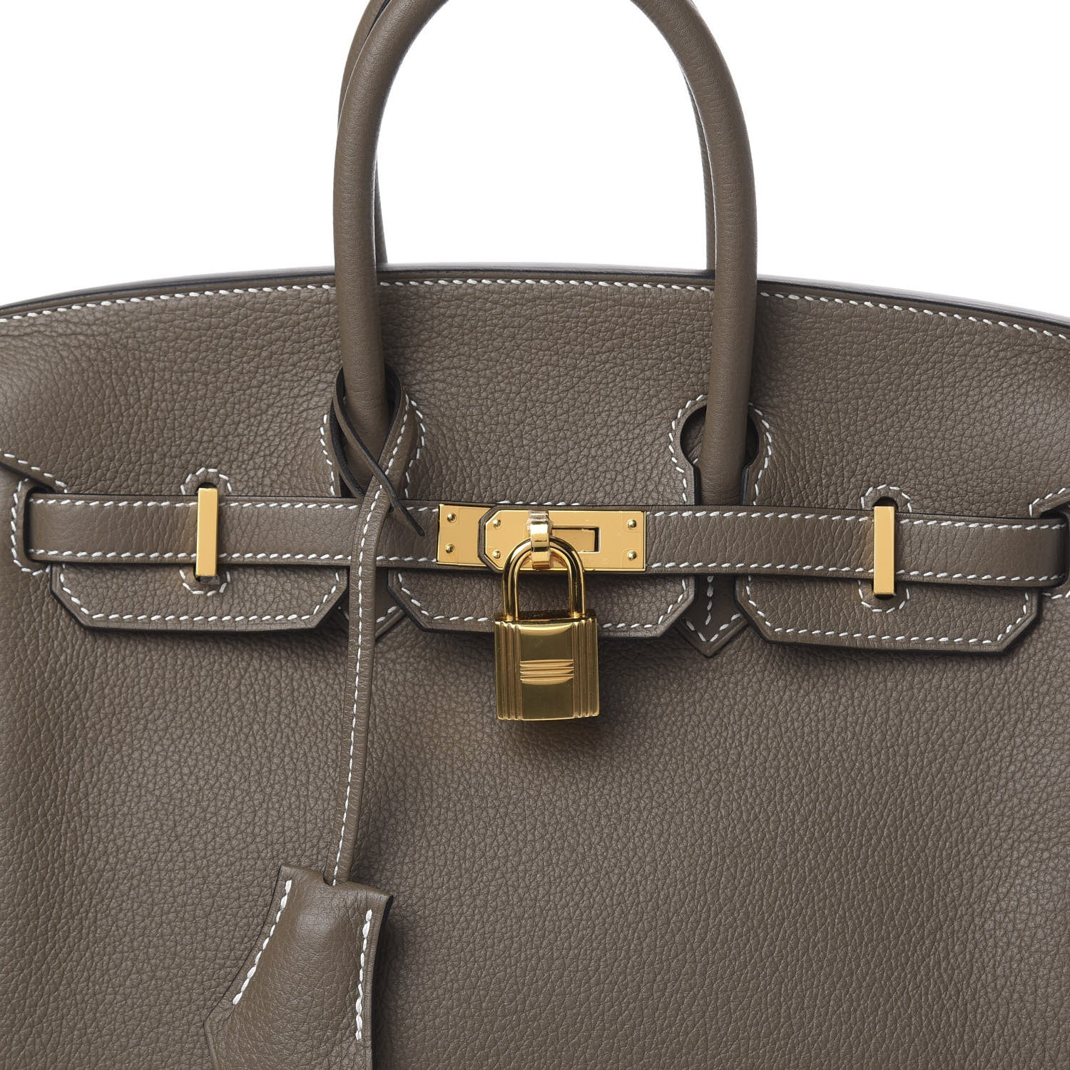 Hermes Taurillon Novillo Birkin 25 Etoupe 8 of 11