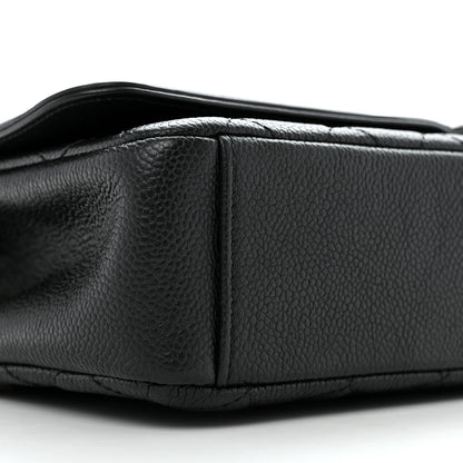 Chanel Caviar Quilted Medium CC Filigree Flap Black 9 of 12