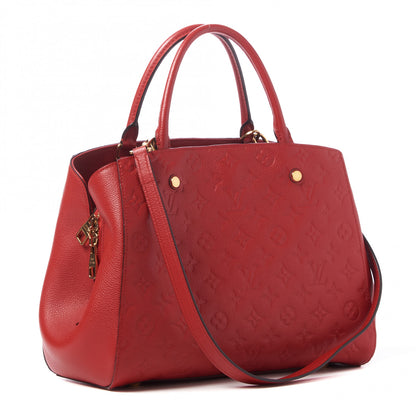 Louis Vuitton Empreinte Montaigne MM Cherry 2 of 11