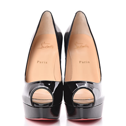 Christian Louboutin Patent New Very Prive 120 Pumps 39.5 Black 2 of 7