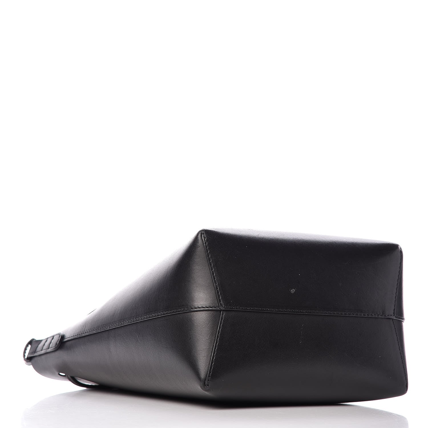 Mansur Gavriel Vegetable Tanned Calfskin Mini Bucket Bag Black Flamma 4 of 13