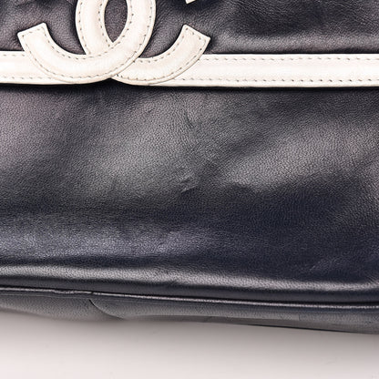 Chanel Lambskin Tassel Camera Case Navy White 17 of 18