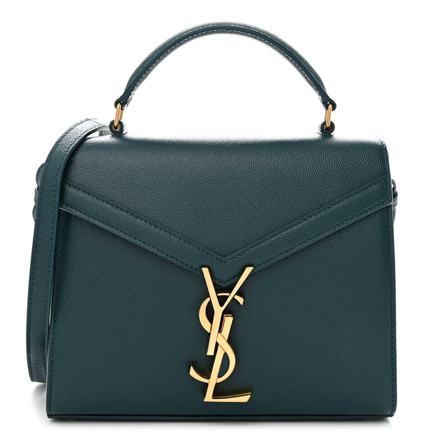 Grain de Poudre Mini Classic Monogram Cassandra Top Handle Teal