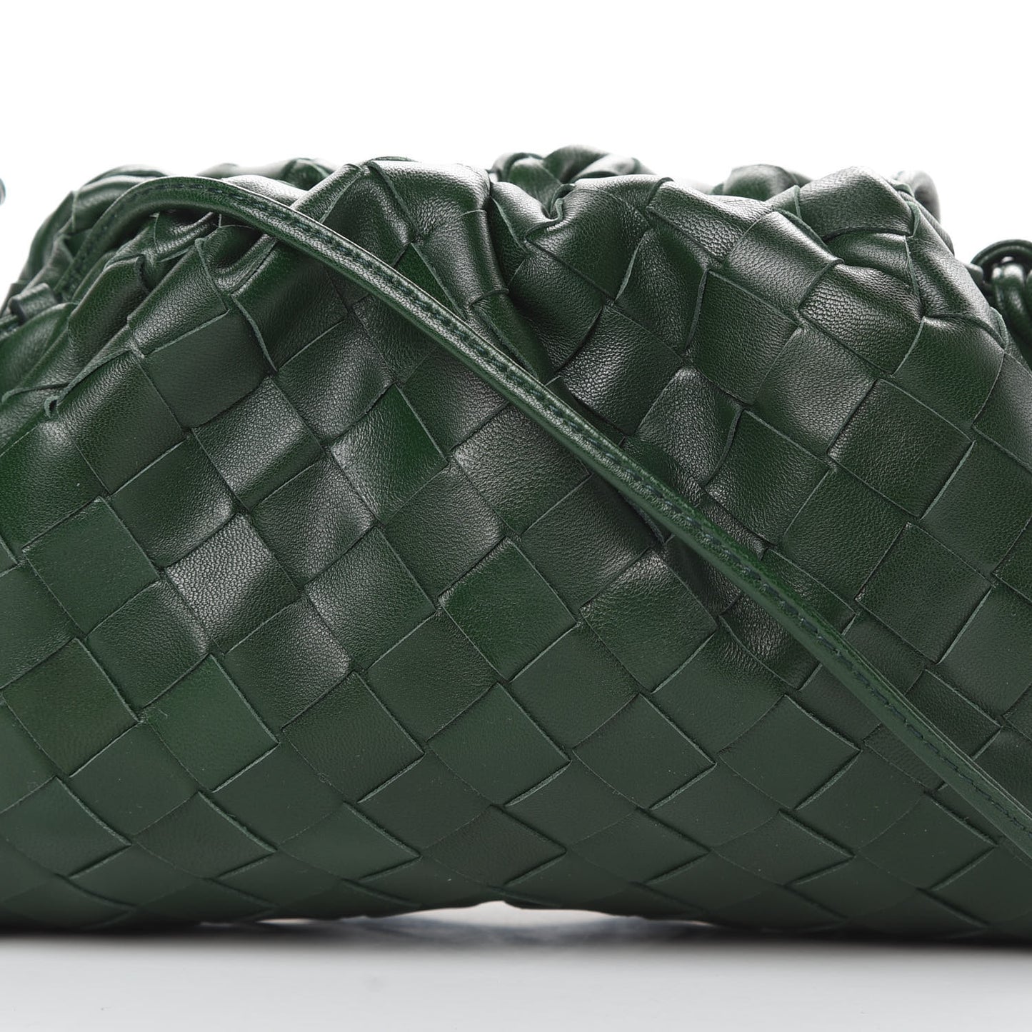 Nappa Intrecciato The Mini Pouch Moss