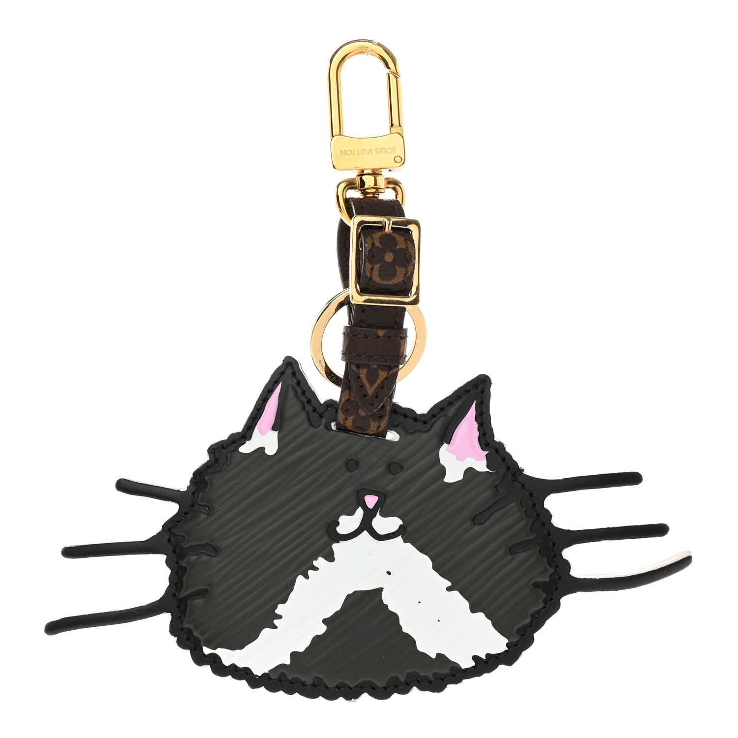 Louis Vuitton Epi Monogram Catogram Bag Charm Key Holder Gris 1 of 5