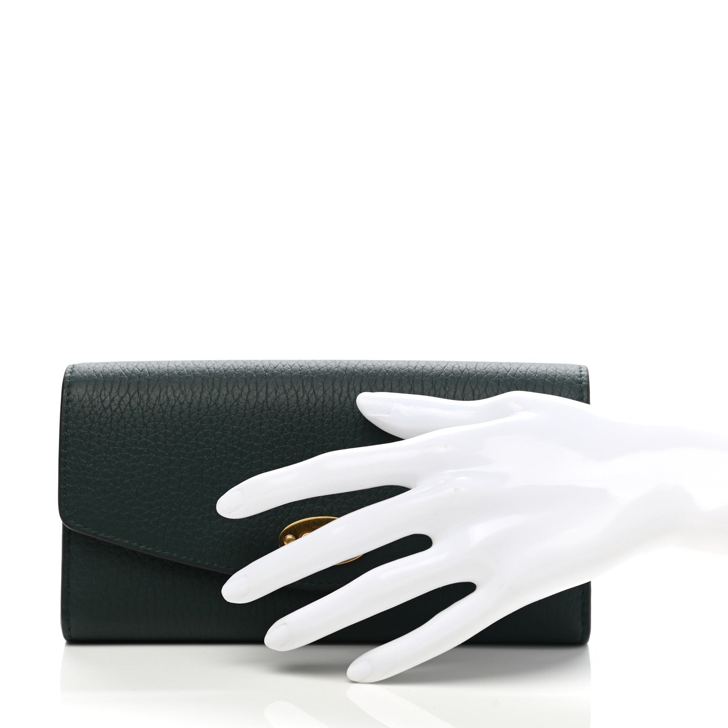 Mulberry Heavy Grain Darley Wallet Mulberry Green 2 of 7