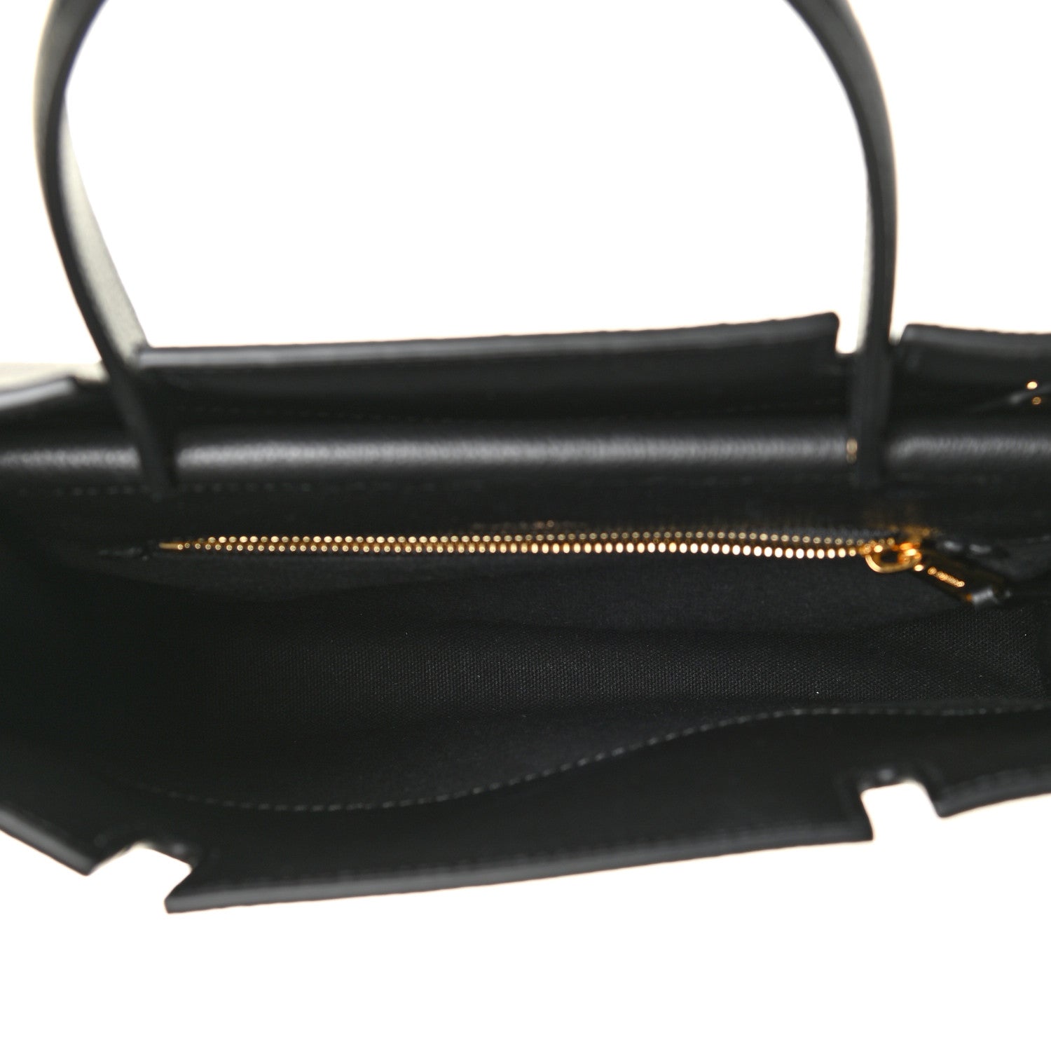 Burberry Grainy Calfskin Small Title Bag Black 5 of 13
