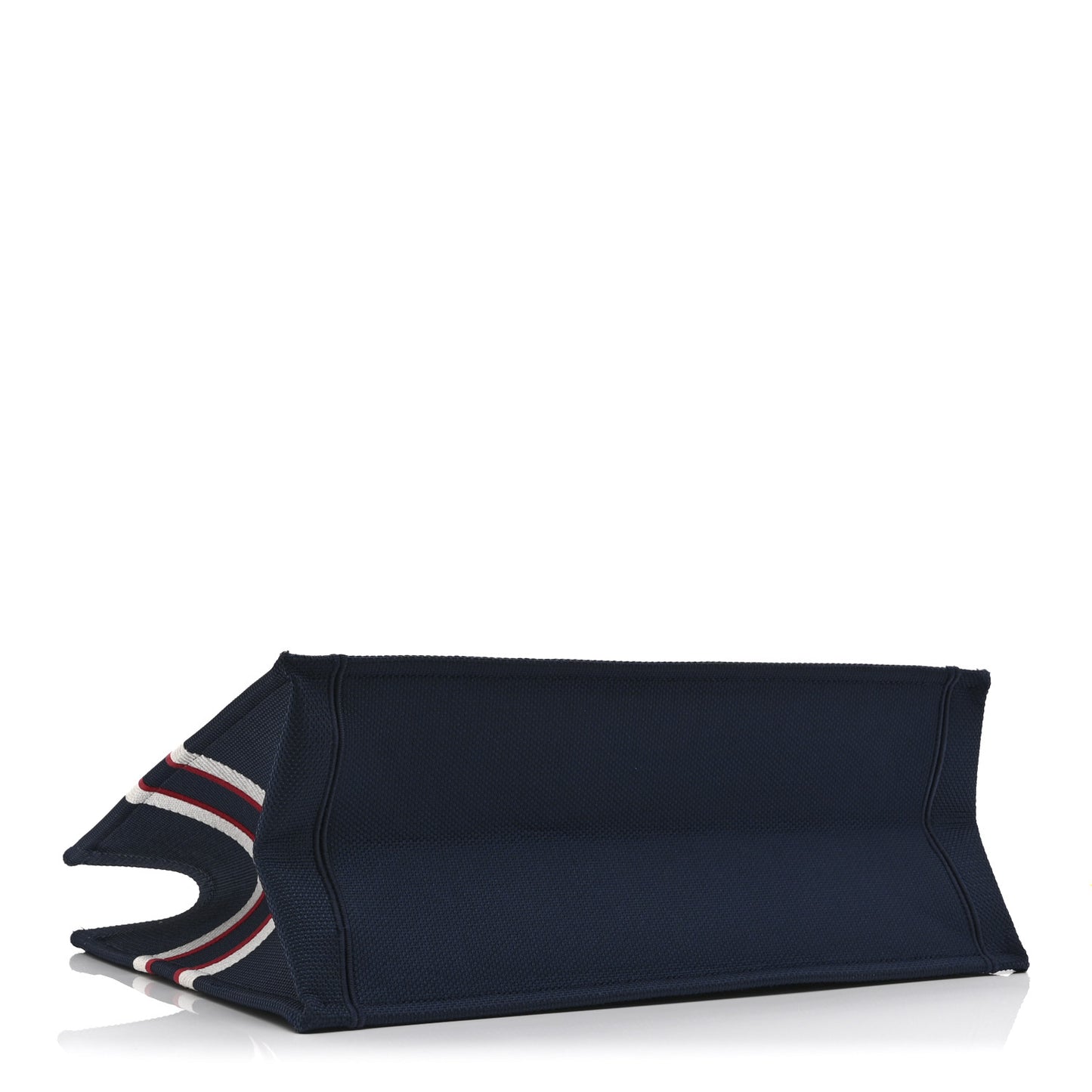 Canvas Embroidered Large Dioralps Book Tote Blue