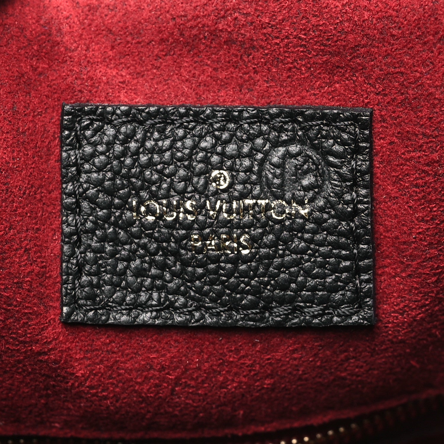 Louis Vuitton Empreinte Monogram Giant Speedy Bandouliere 25 Black Beige 6 of 9