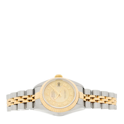 Rolex Stainless Steel 18K Yellow Gold Yellow Mother of Pearl 26mm Oyster Perpetual Datejust Watch 79173 2 of 4