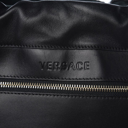 Versace Calfskin Day Dreamer Drawstring Bag Black 6 of 7