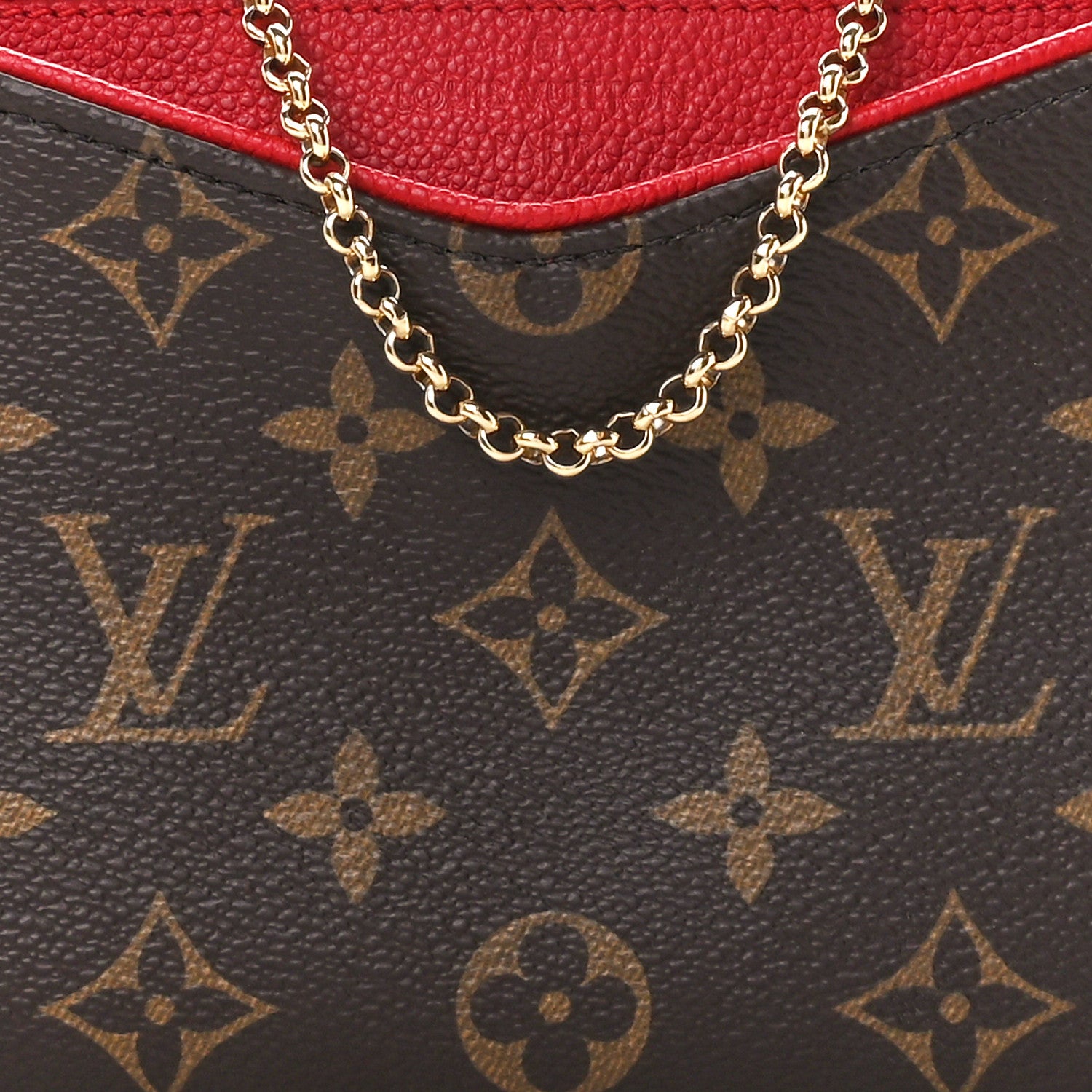 Louis Vuitton Monogram Pallas Clutch Cherry 9 of 12