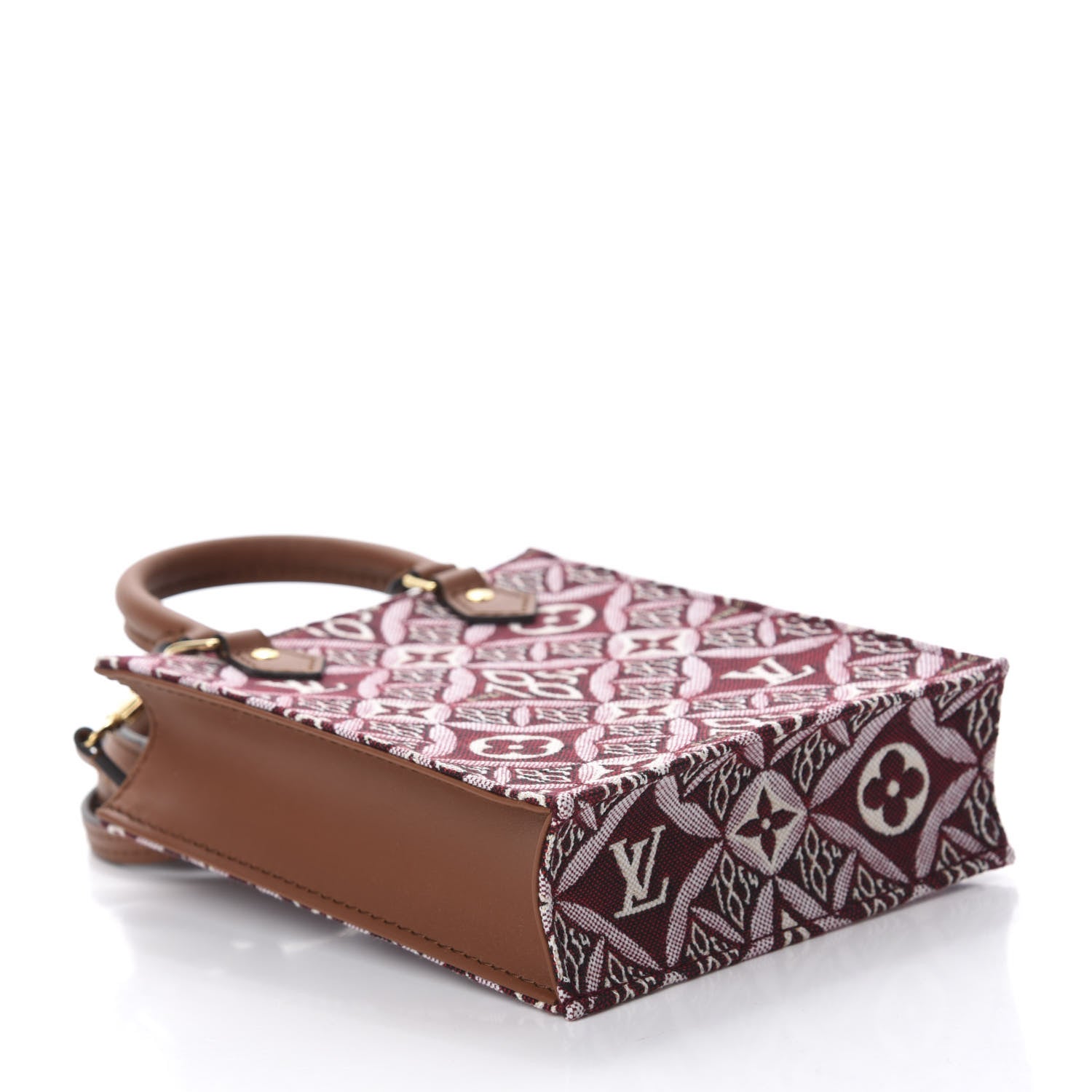 Louis Vuitton Jacquard Since 1854 Petit Sac Plat Bordeaux 4 of 11