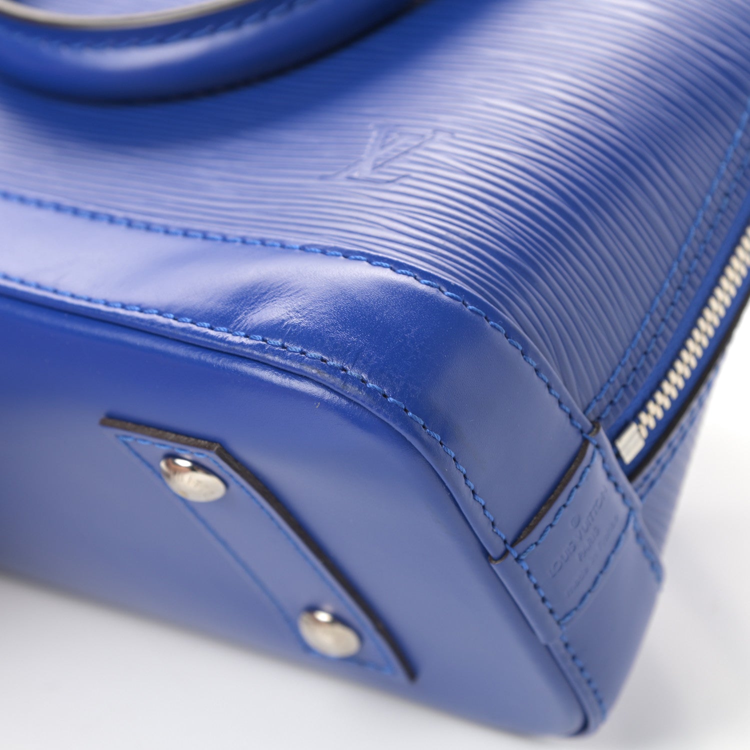 Louis Vuitton Epi Alma BB Blueberry 10 of 13