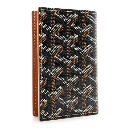 Goyard Goyardine Saint Pierre Card Holder Black Gold 3 of 7