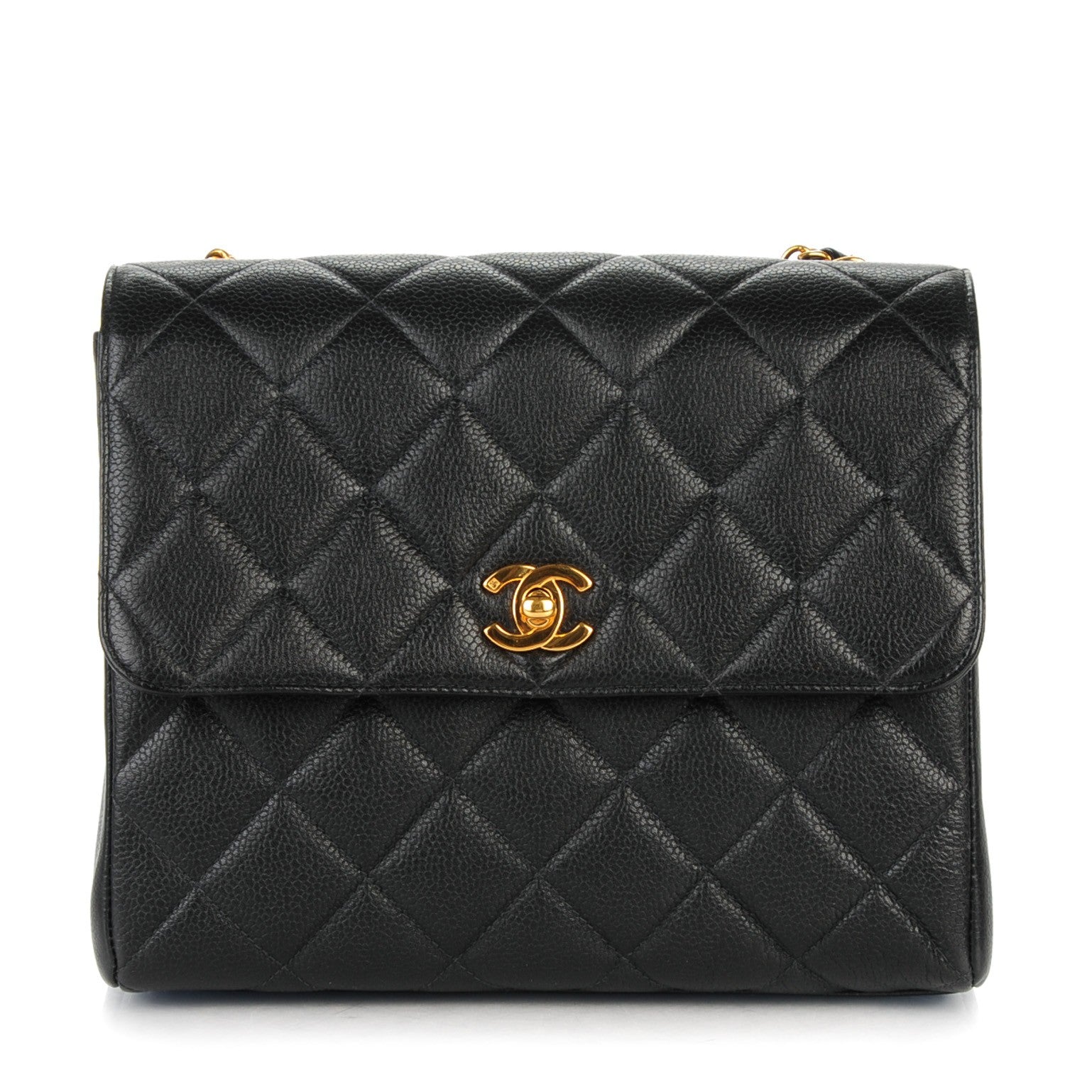 Chanel Caviar Quilted Medium Flap Shoulder Bag Black 1 of 9