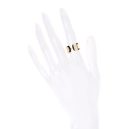 Cartier 18K Yellow Gold 10mm Logo De Ring 50 5.25 2 of 6