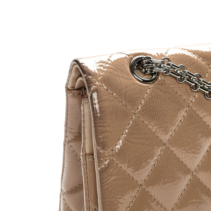 Chanel Distressed Patent Quilted 2.55 Reissue 227 Flap Beige 12 of 12