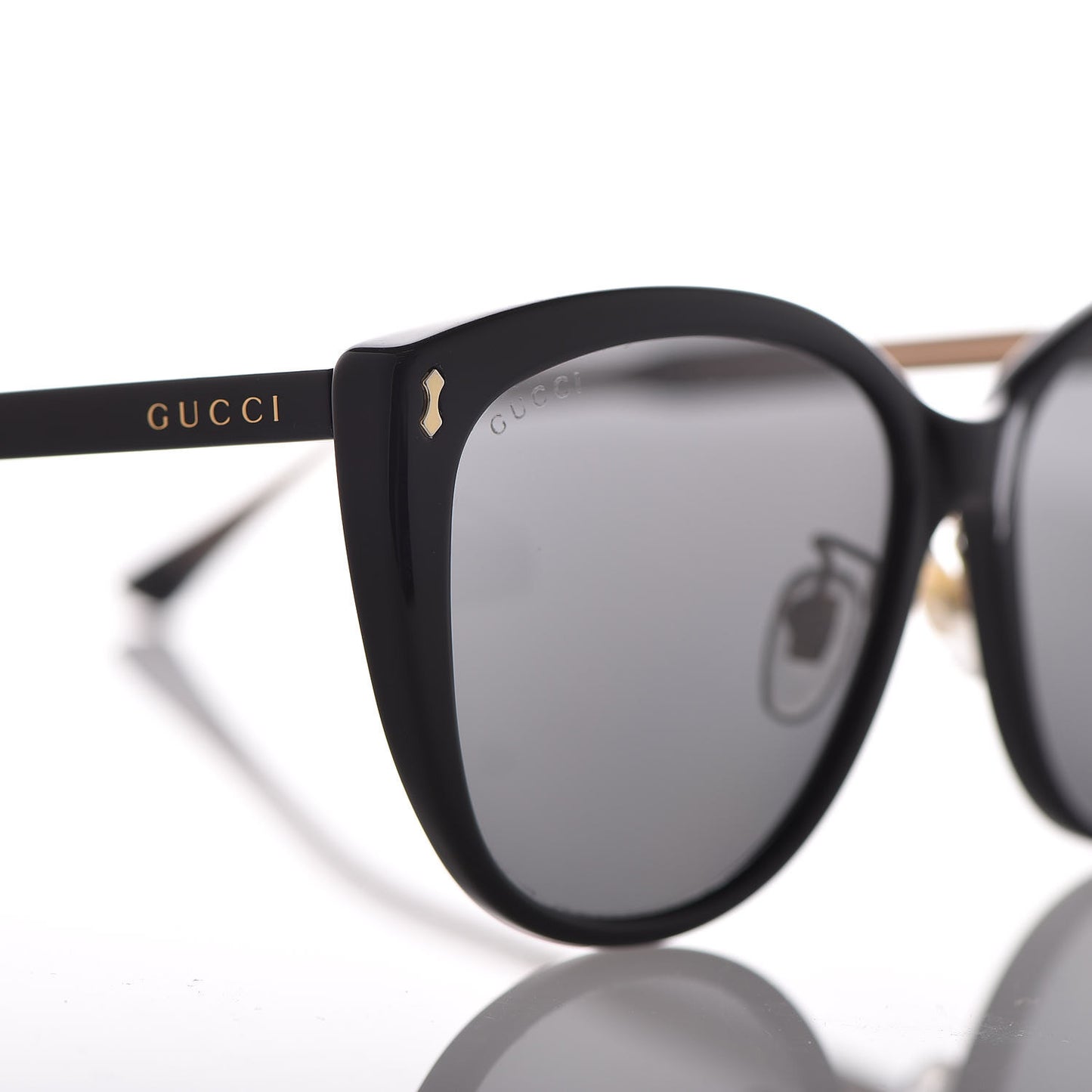 Acetate Cat Eye Sunglasses GG0193SK Black