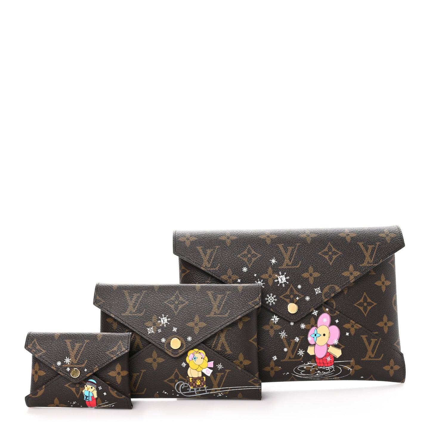 Monogram 2023 Christmas Animation Kirigami Pochette Set