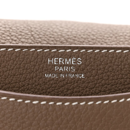 Hermes Togo Steve Light Messenger Etoupe 6 of 10