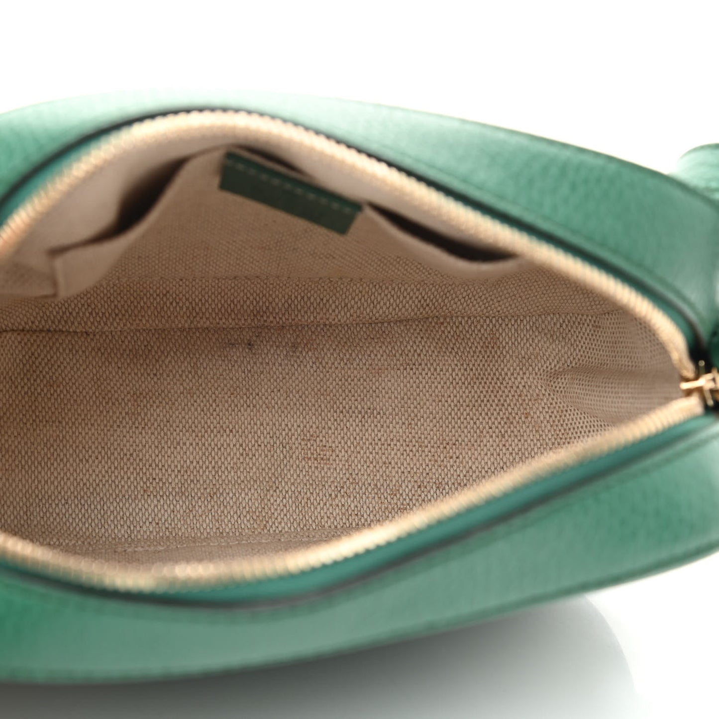 Pebbled Calfskin Small Soho Disco Bag Emerald Green