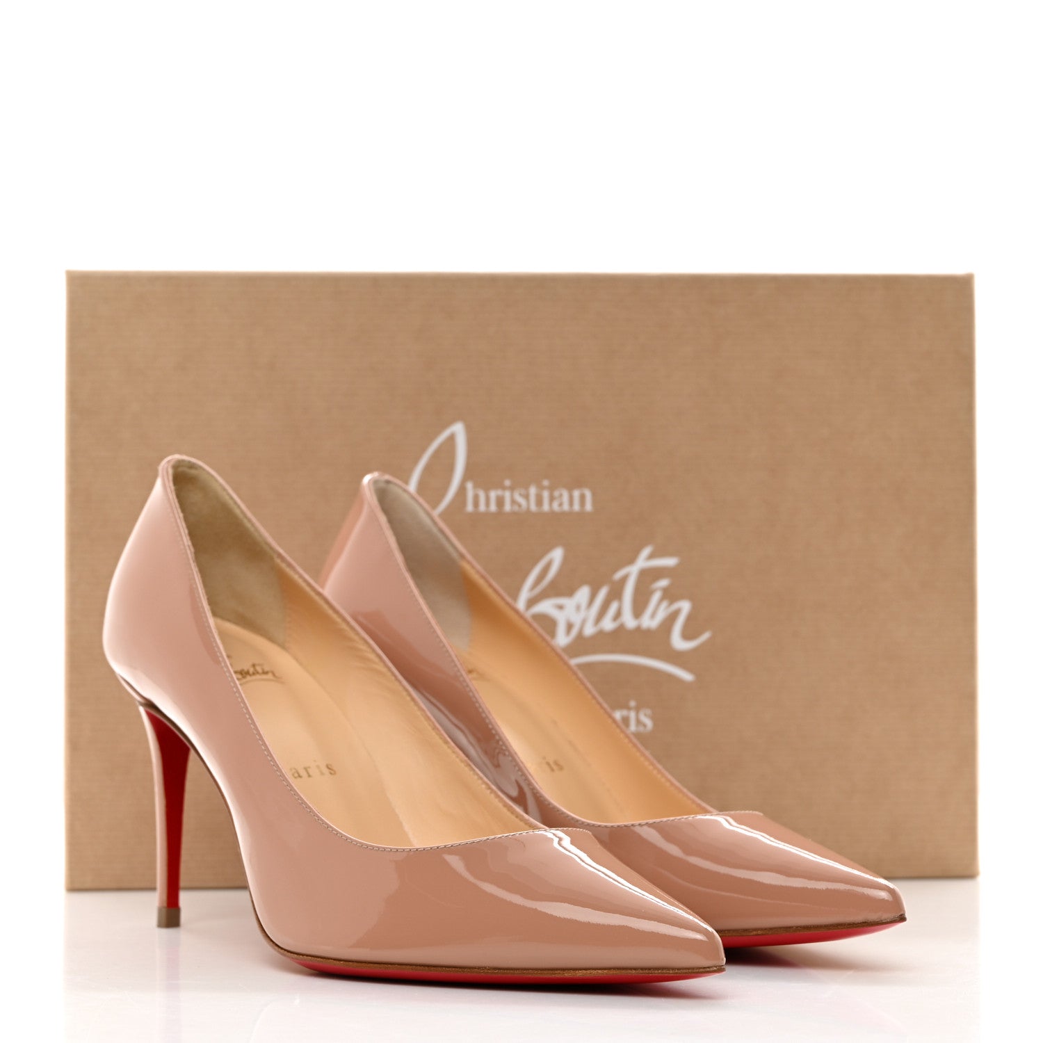 Christian Louboutin Patent Kate 85 Pumps 35.5 Blush 8 of 8
