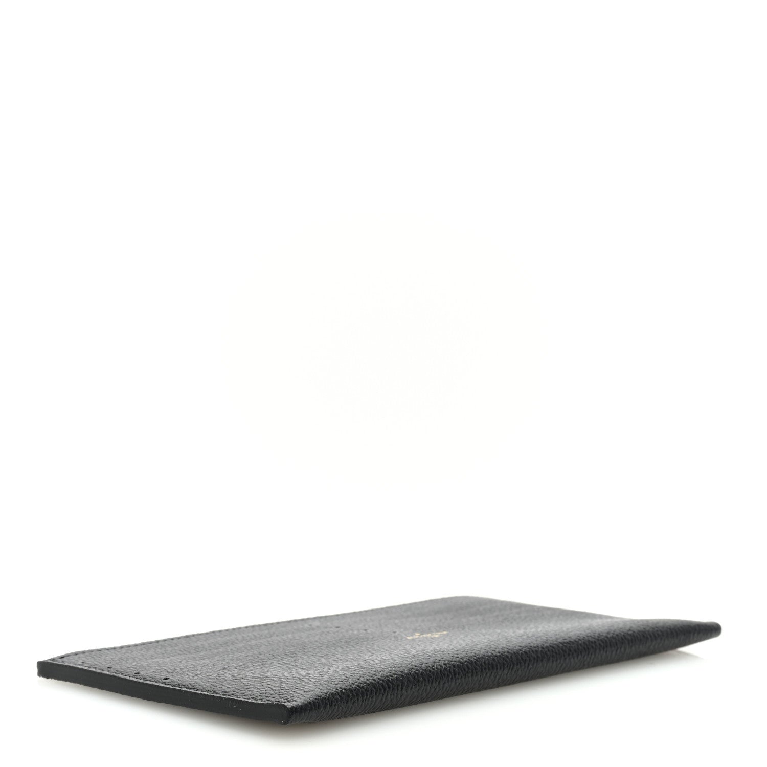 Louis Vuitton Calfskin Felicie Chain Wallet Card Holder Insert Black 4 of 6