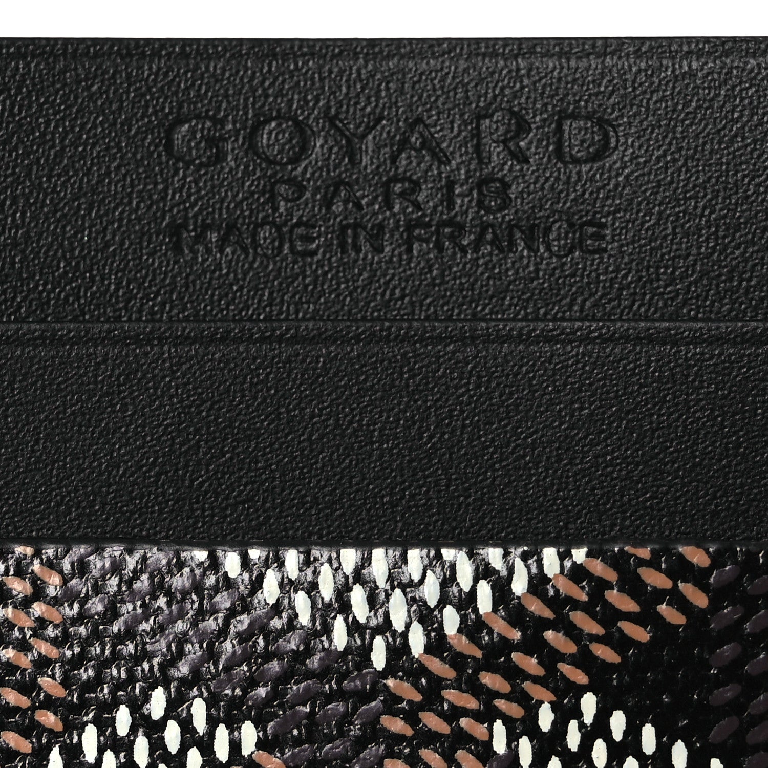 Goyard Goyardine Saint Sulpice Card Holder Black 8 of 8