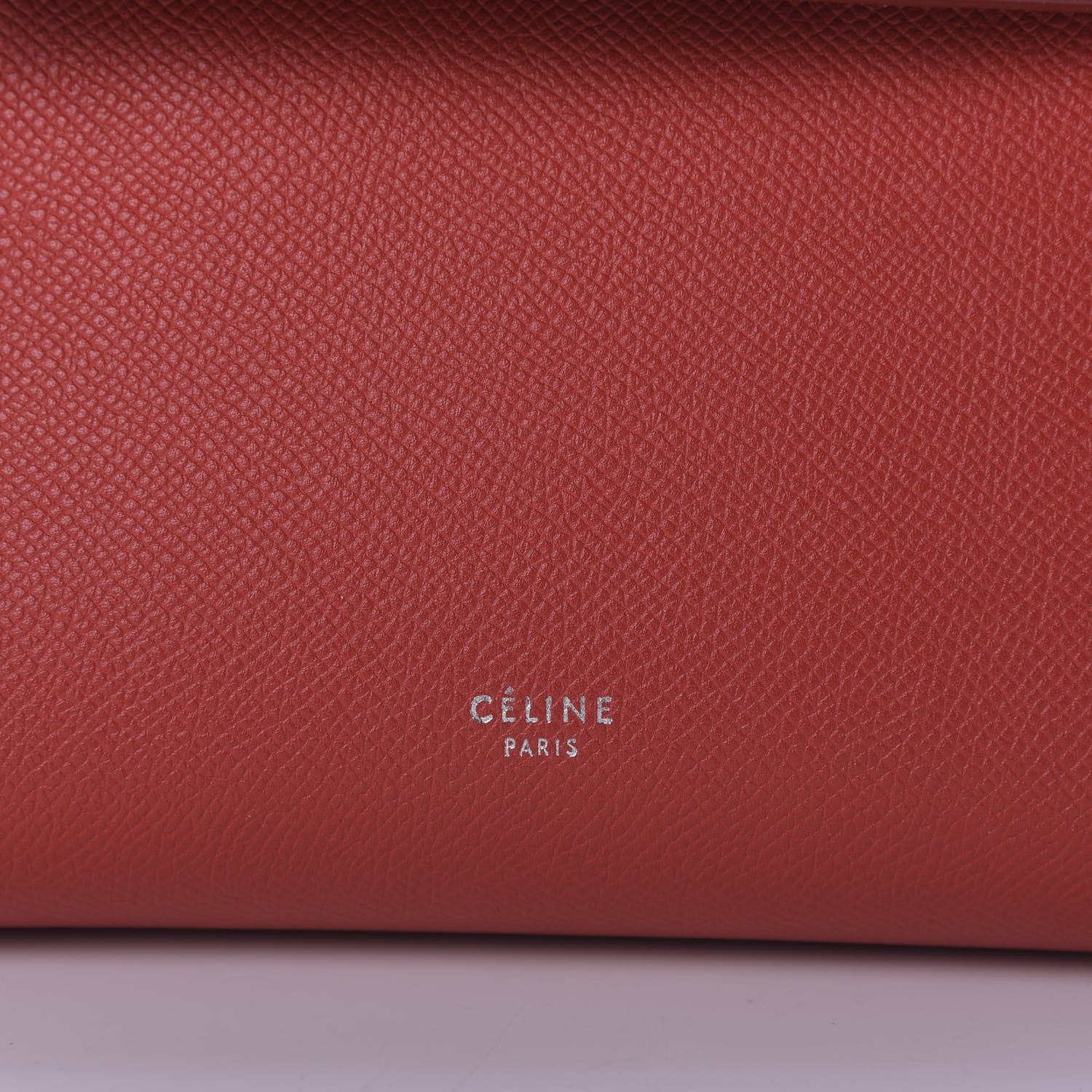 Celine Baby Grained Calfskin Micro Belt Bag Coquelicot 9 of 11