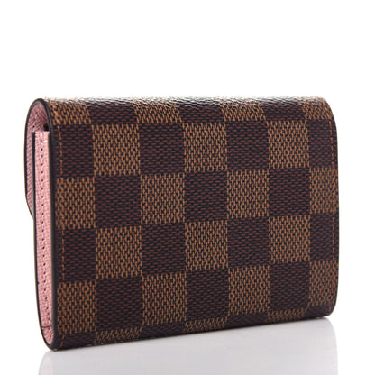 Louis Vuitton Damier Ebene Rosalie Coin Purse Rose Ballerine 3 of 7