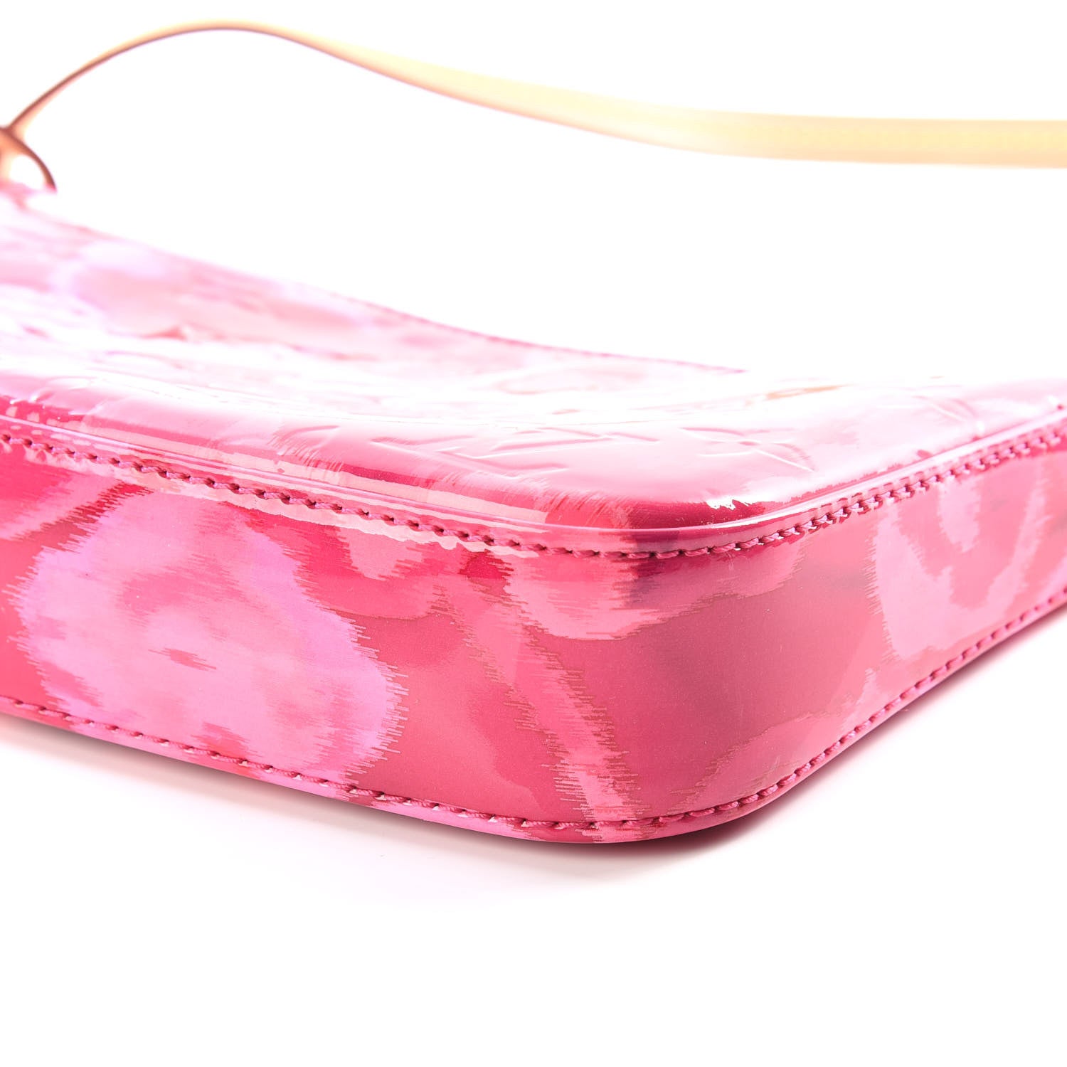 Louis Vuitton Vernis Ikat Pochette Accessories NM Rose Indien 6 of 9