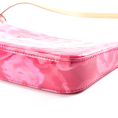 Louis Vuitton Vernis Ikat Pochette Accessories NM Rose Indien 6 of 9