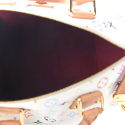 Louis Vuitton Monogram Multicolor Speedy 30 White 5 of 8