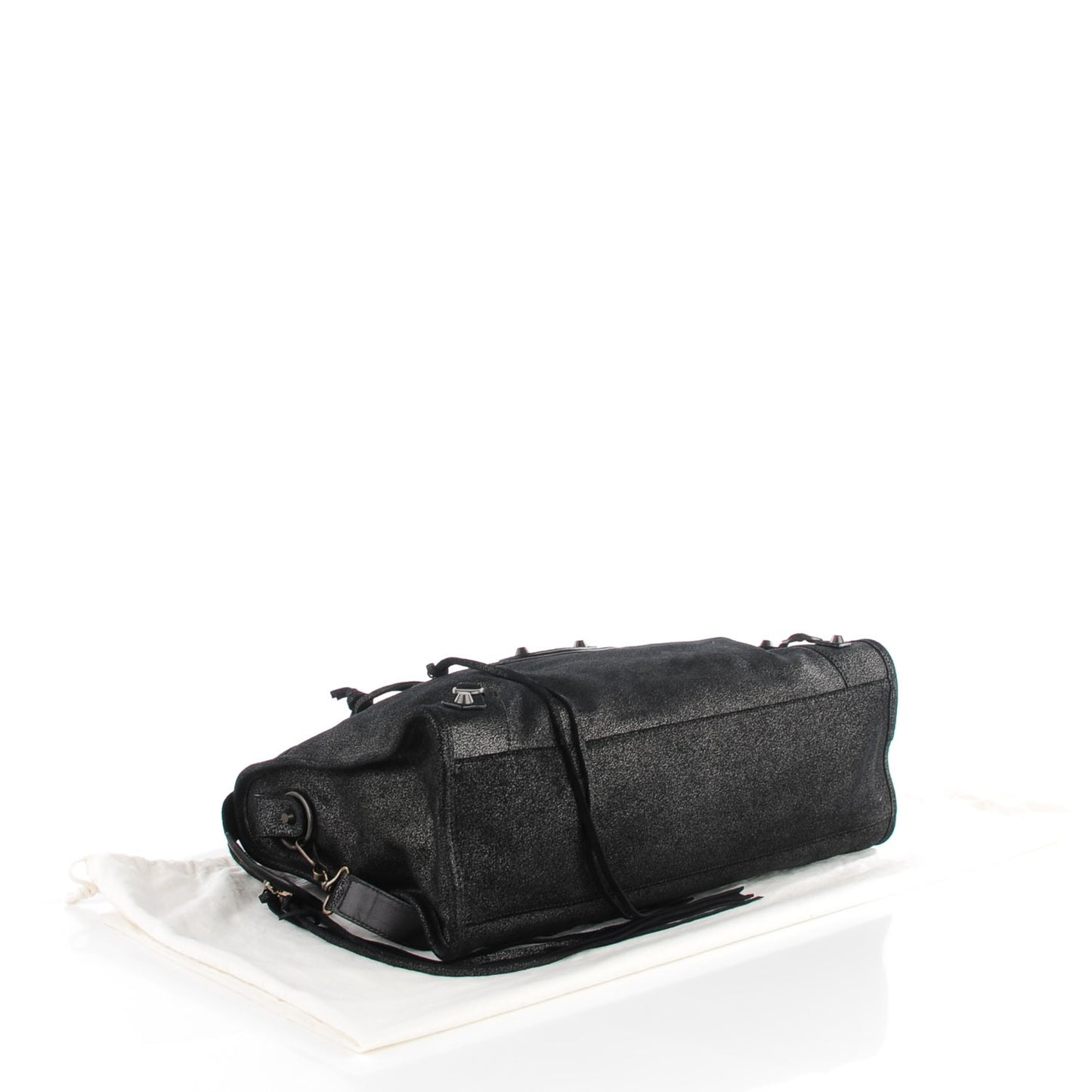 Craquele Calfskin City Black