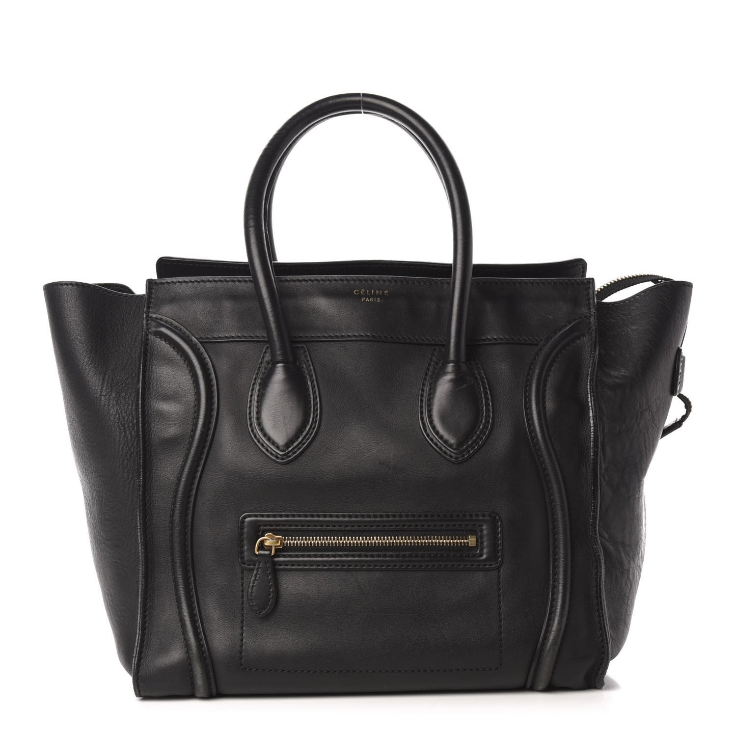 Smooth Calfskin Mini Luggage Black