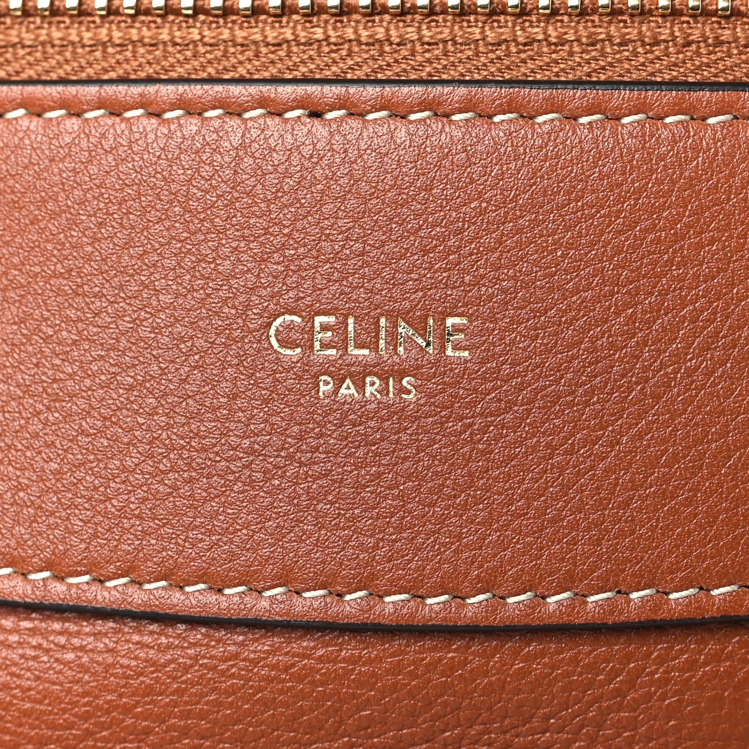 Celine Supple Calfskin Medium Romy Shoulder Bag Tan 6 of 9