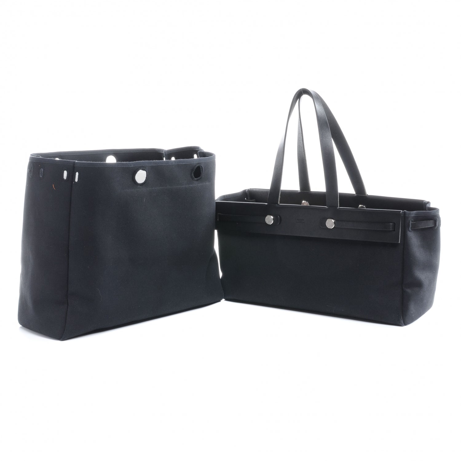 Hermes Toile Herbag Cabas Black 9 of 9